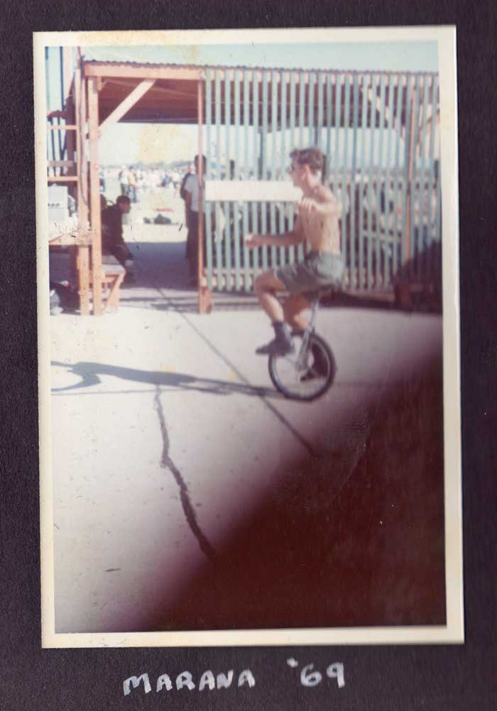 Pat Moore Unicycle
