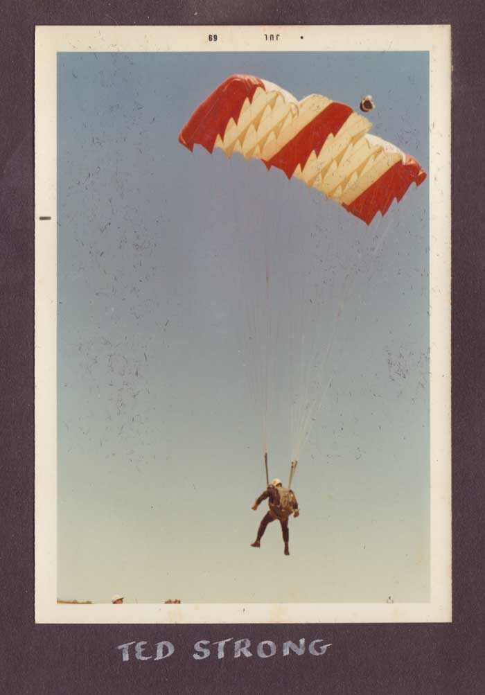 Ted Strong parachute